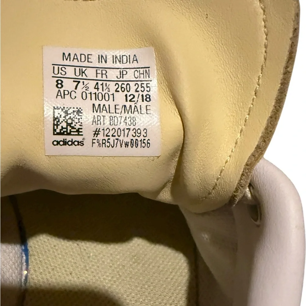 Adidas‎ Stan Smith Originals Men's Shoes Cloud White Easy Yellow sneaker sz 8